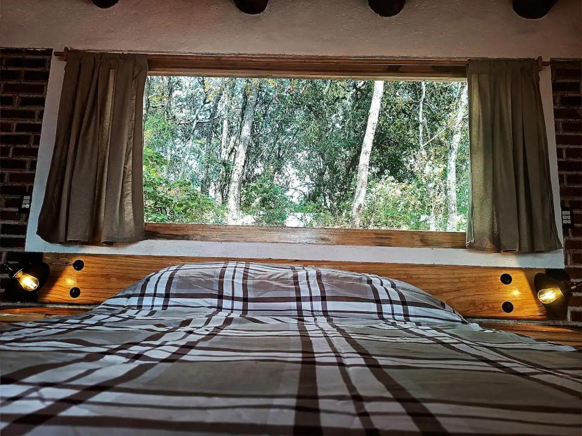 Cabana Para Pareja En El Bosque Ib Acaxochitlán エクステリア 写真